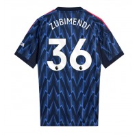 Arsenal Martin Zubimendi #36 Vonkajší futbalový dres 2025-26 Krátky Rukáv
